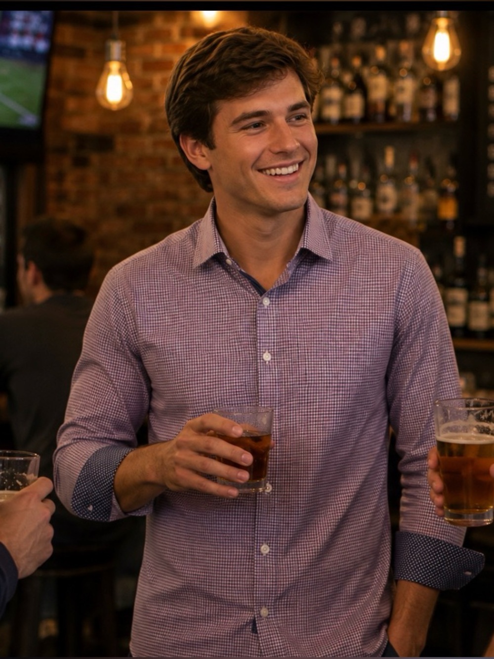SOCIETY OF THREADS Performance Stretch Dress Shirt